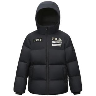 FILA KIDS斐乐童装男大童鹅绒羽绒服2025冬新款儿童滑雪运动外套