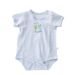 新生儿夏季睡衣男童包屁衣A类纯棉无荧光男宝宝三角哈衣大码透气