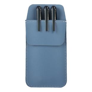 杰利大容量护士笔袋医生插口袋钢笔笔套真皮白大褂便携工作服皮质防漏笔夹可放笔口腔医院皮革定制可印刷LOGO