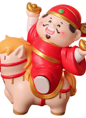 喜庆马年吉祥物入户玄关摆件