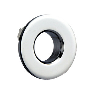 全铜面盆溢水口装饰盖洗脸盆溢水孔陶瓷洗手盆配件溢水环全铜镀铬