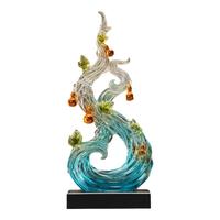 風(fēng)生水起創(chuàng)意葫蘆擺件高檔輕奢客廳玄關(guān)桌面裝飾品旺宅喬遷新居