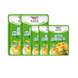 备得福清淡麻油味香脆榨菜丝30g*5包开味下饭菜
