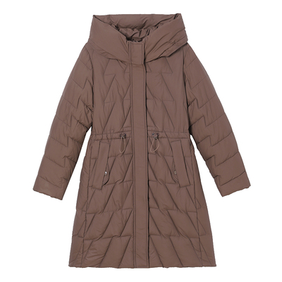 【Valkyvia/悠悠奢品】棉衣女中长款收腰冬季大码加厚修身外套