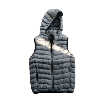 秋冬保暖神器尾货清仓连帽电加热马甲男女户外御寒充电排骨坎肩