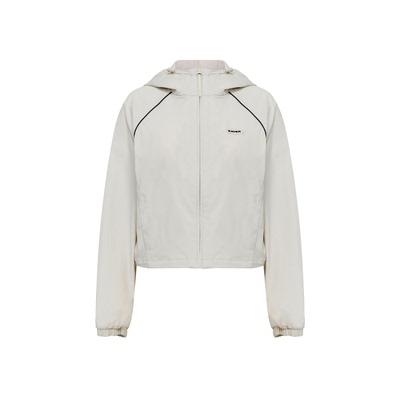 韩国代购2026春夏EIDER女款弹力轻薄户外休闲夹克短款连帽