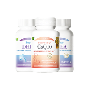 【自营】双重养巢信心康乐孕宝辅酶q10+DHEA*2高龄备孕CP营养补给