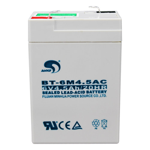 台湾赛特BT-6M4.5A电瓶6伏6V4.5Ah电子吊秤蓄电池玩具儿童电动车