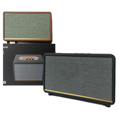 复古手提皮革木质蓝牙音箱