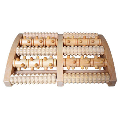 实木脚底按摩器原木原色无油漆