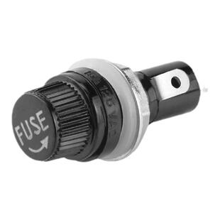 5*20mm 5X20MM 玻璃管保险丝座 熔断器孔12mm 15A10A250V