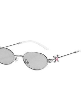 镶钻椭圆形眼镜可配度数