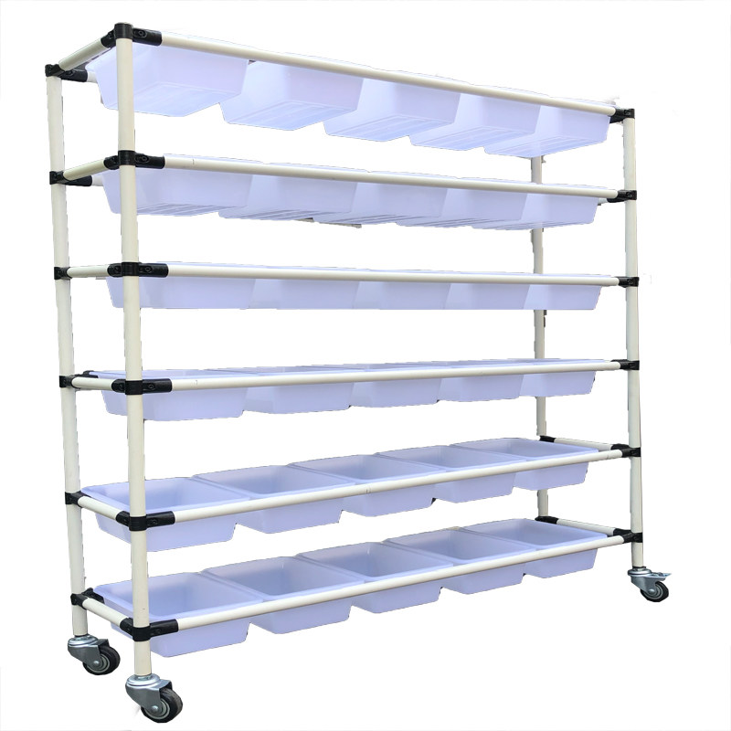 电商专用双面线棒分拣车精益管配货车仓库拣货推车分件物流发货车