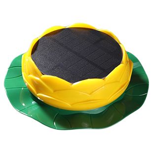 莲花太阳能音乐播放器户外公园防雨防潮防冻24小时循环唱歌播歌机