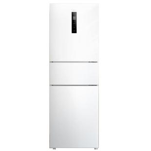 美的251白色三开门家用超薄电冰箱一级能效风冷无霜旗舰店正品