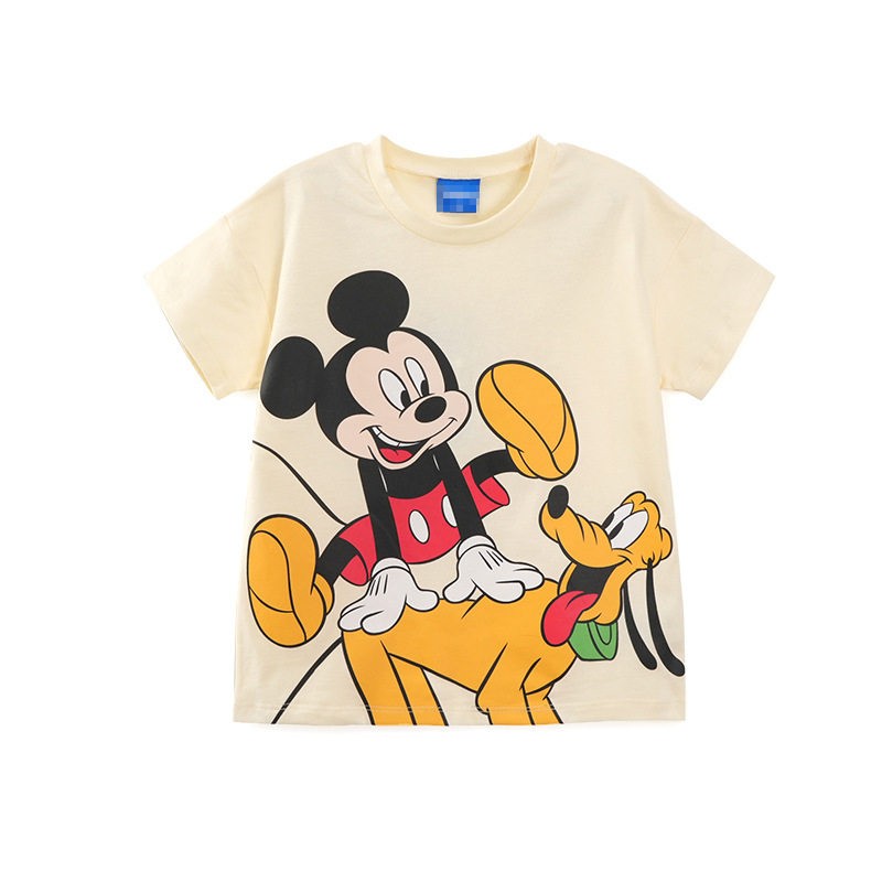 童装女童短袖T恤2026夏季新款Disney儿童半袖夏装男宝纯棉上衣潮t