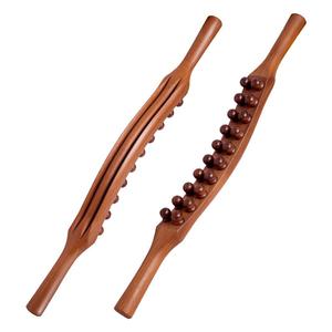 顿阳AA级榉木擀筋棒按摩全身一根通用推拿刮痧工具经络疏通赶筋棒