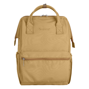 2026官网Qminica妈咪包女大容量带娃外出多功能时尚双肩母婴背包