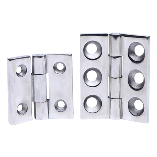 304不锈钢重型合页加厚工业焊接大合页机械工程设备电柜箱门铰链