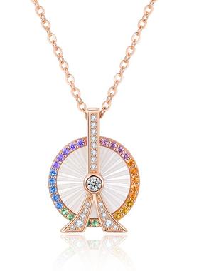 vana摩天轮项链女纯银小众设计