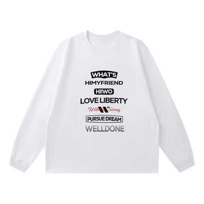 WelldoneSunny高级感长袖T恤男