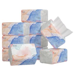 蓝漂兔子悬挂式抽纸1280张加大加厚家庭装面巾纸