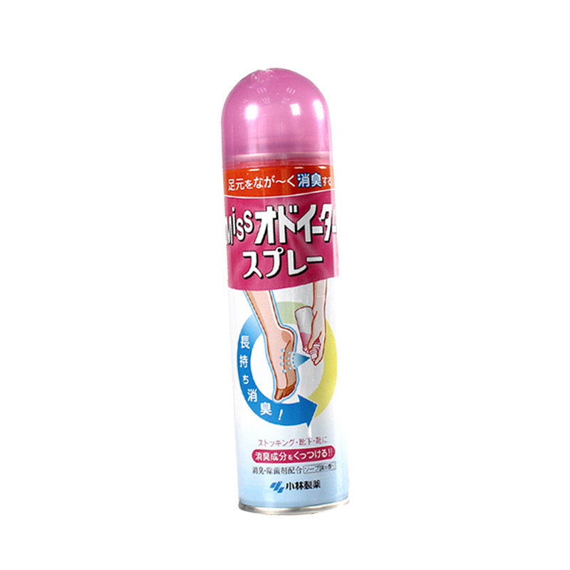 日本原装进口小林制药脚汗足舒爽喷雾脚部除臭清爽除菌止汗去异味
