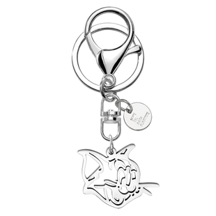 猫和老鼠钥匙扣汤姆杰瑞卡通可爱钛钢不掉色小挂件童趣味包包挂饰