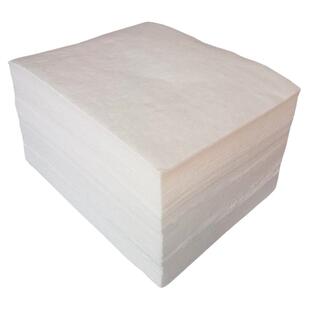 船用吸油毡应急物资水面加油站检查漏油400*500pp1白工业用吸油棉