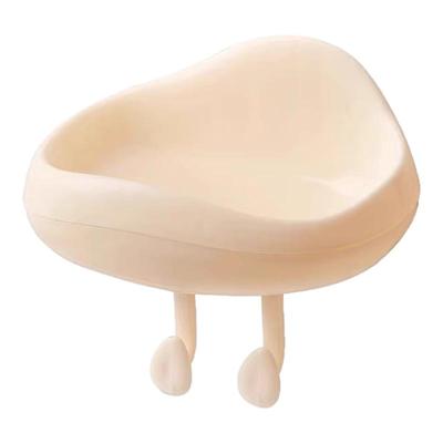 肥皂盒壁挂式沥水家用免打孔可爱挂墙洗漱台小香皂盒多功能卫生间