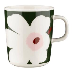 芬兰Marimekko Unikko 2025年新款 墨绿粉 绿色系