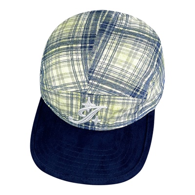 韩国ins刺绣星星字母格子棒球帽