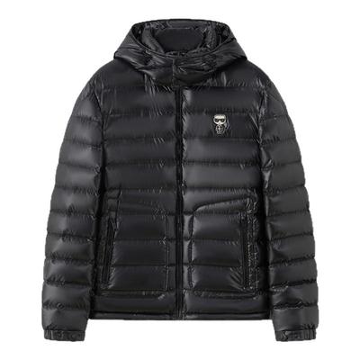 KARL LAGERFELD【90%鹅绒】连帽面包羽绒服25冬季新款老佛爷男装