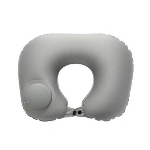 按压式充气u型枕颈枕脖枕u形枕头旅行便携护颈枕飞机高铁睡觉神器