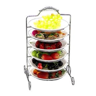 饭店提菜神器上菜提篮端菜托盘多层手提架子盘子火锅菜盘菜架传菜