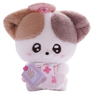 朴坊handspupu手持毛绒玩具玩偶包挂件猫咪兔子狗公仔女生日礼物