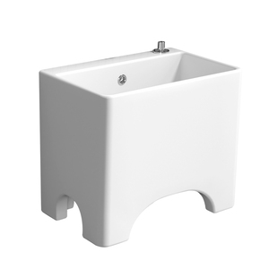 阳台高脚陶瓷拖把池庭院大号四脚拖布池家用卫生间小号洗墩布池盆