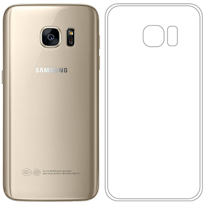 适用于三星GALAXY S7 Edge专用手机壳防刮后壳后盖保护套隐形胶套塑料胶质外壳合身百搭裸壳可水洗简易装全新