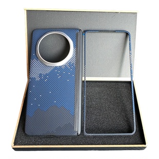 适用新款荣耀magicv6凯夫拉手机壳全包磁吸正品芳纶荣耀magicv6折叠屏碳纤维保护套正品芳纶磨砂商务中轴后壳