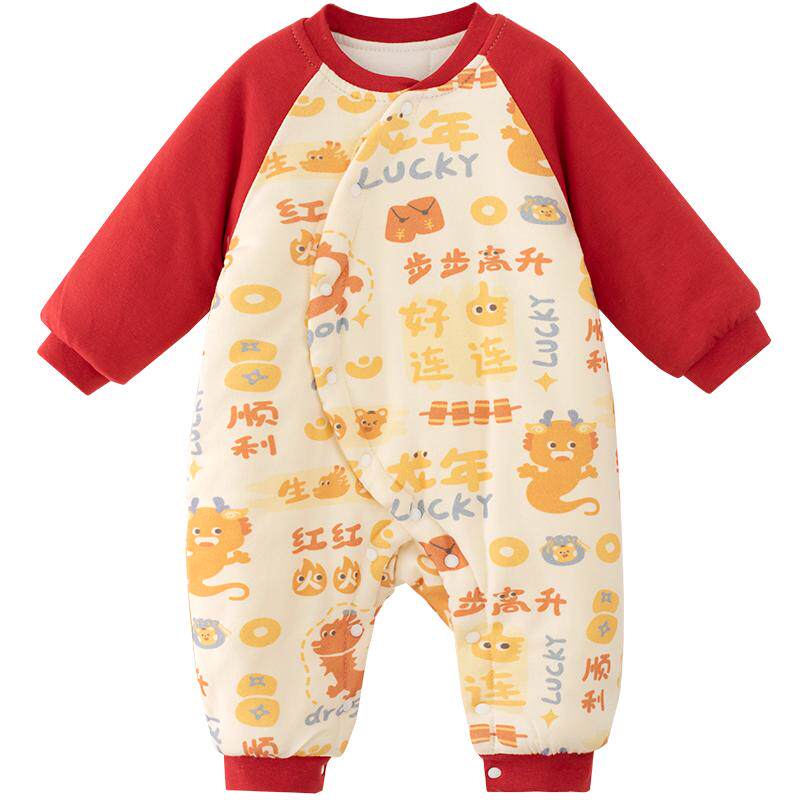 棉衣服连体衣生龙活虎冬季