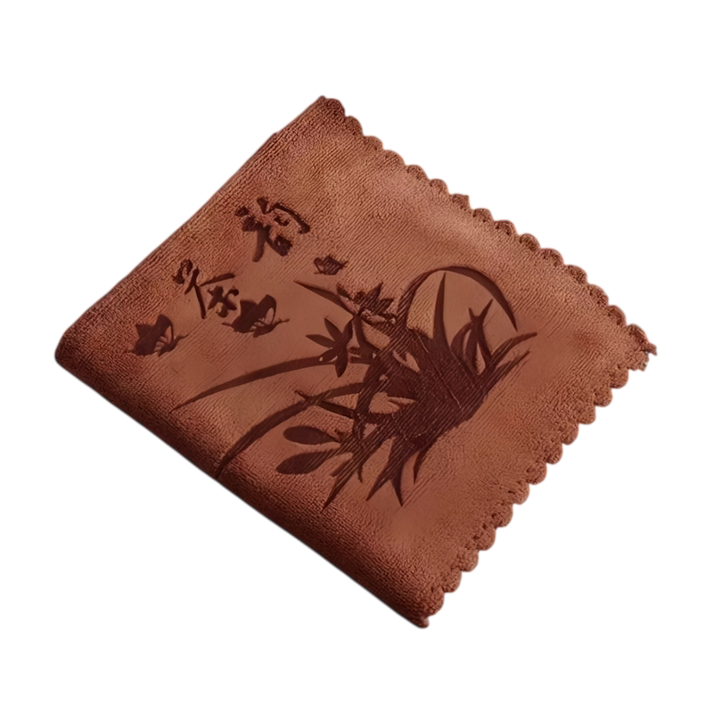 高档禅意吸水功夫茶巾