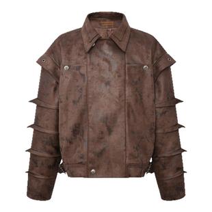 BIRTH OF ROYAL CHILD.BORC 【周翊然同款】废土风骑士铠甲夹克男