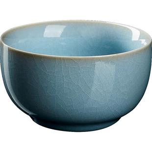 容山堂娄根旺大师天青汝窑主人杯单杯品茗杯汝州汝瓷新年礼盒礼物