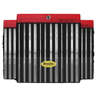 台湾一品锉刀CF-400钻石合金挫刀进口金刚石扁平套装Besdia平搓刀