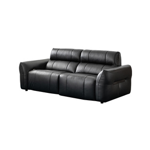 zolle眠语沙发/中古风电动可调节黑色沙发直排包豪斯沙发小户型