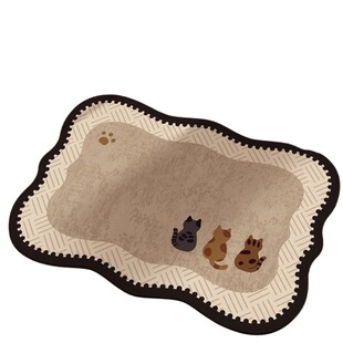 中古卡通浴室吸水地垫卫生间硅藻泥速干地毯厕所门口防滑耐脏脚垫