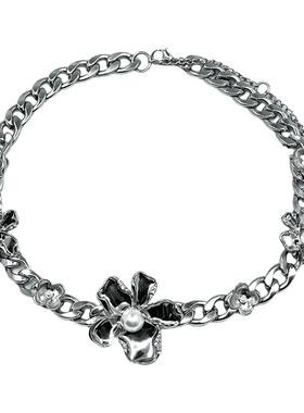 原创手作“花”choker颈链项链