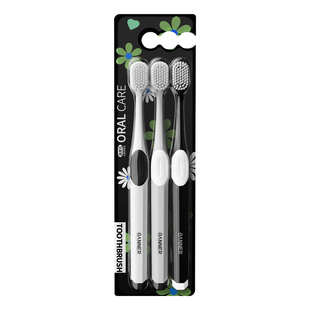 BANNER贝诺软毛牙刷宽头成人男女情侣家用家庭装一刷两用双面牙刷