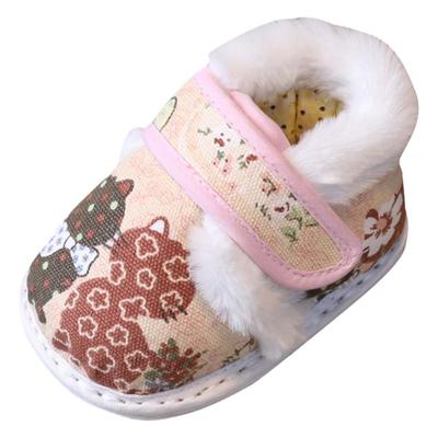 宝宝拖鞋冬季儿童棉拖鞋1一4岁男童保暖鞋婴儿冬鞋室内鞋秋冬新款