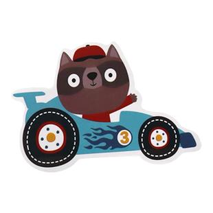 赛车磁性贴配件儿童英语课堂游戏教具卡通早教班级分组pk黑板道具